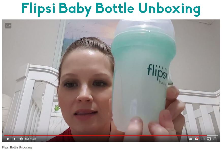 Unboxing the Natural Shaped Flipsi Baby Bottle and Nipple 2-Pack